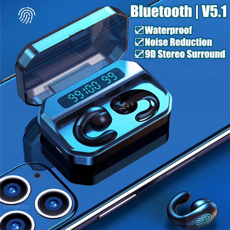 Новинка 2023 беспроводные наушники TWS с Bluetooth стерео 9D эффектом объемного звучания