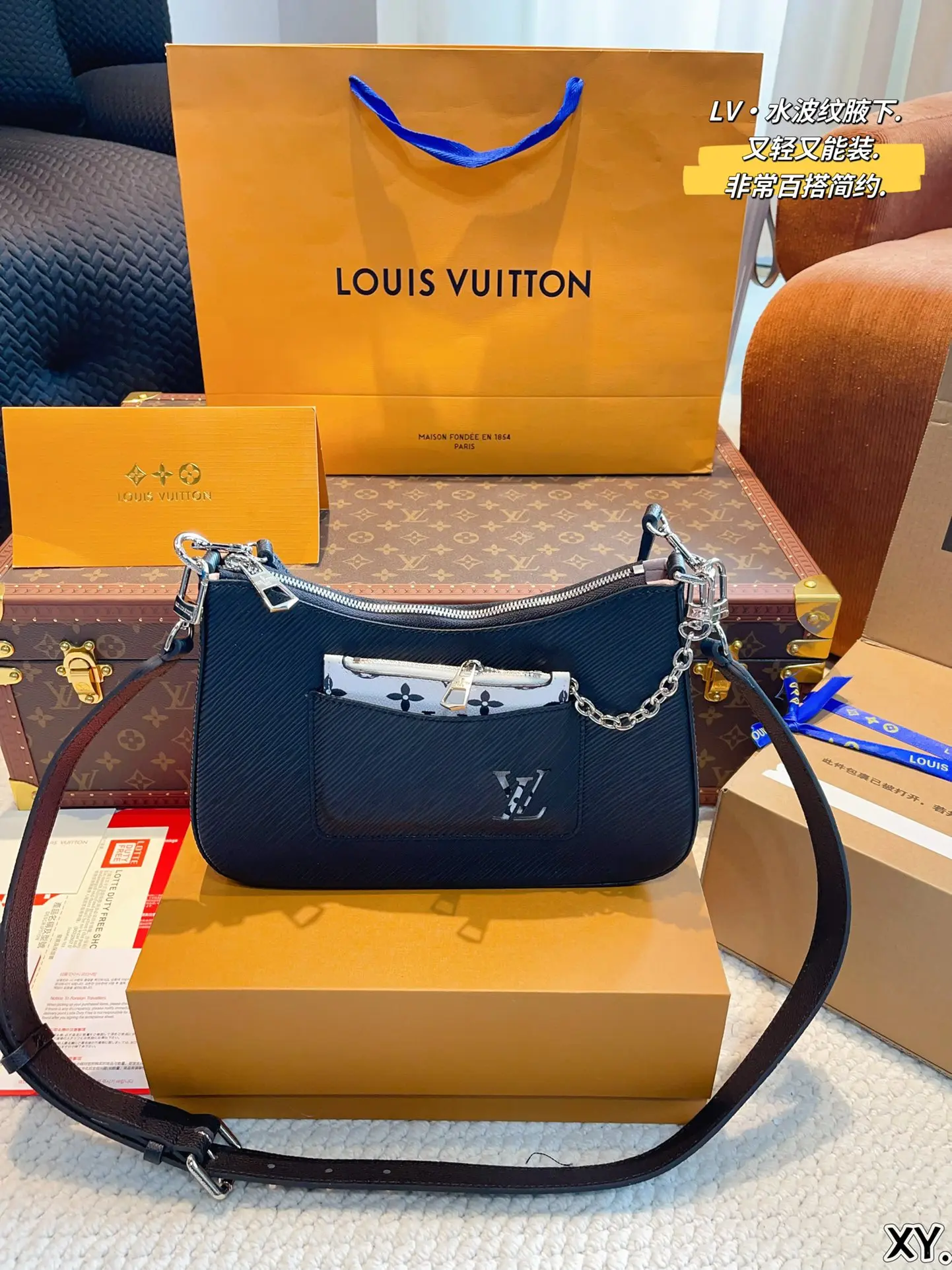 Сумка-тоут Vuitton LV Louis Cope 1:1 2024 Новая женская сумка-кошелек через плечо модная