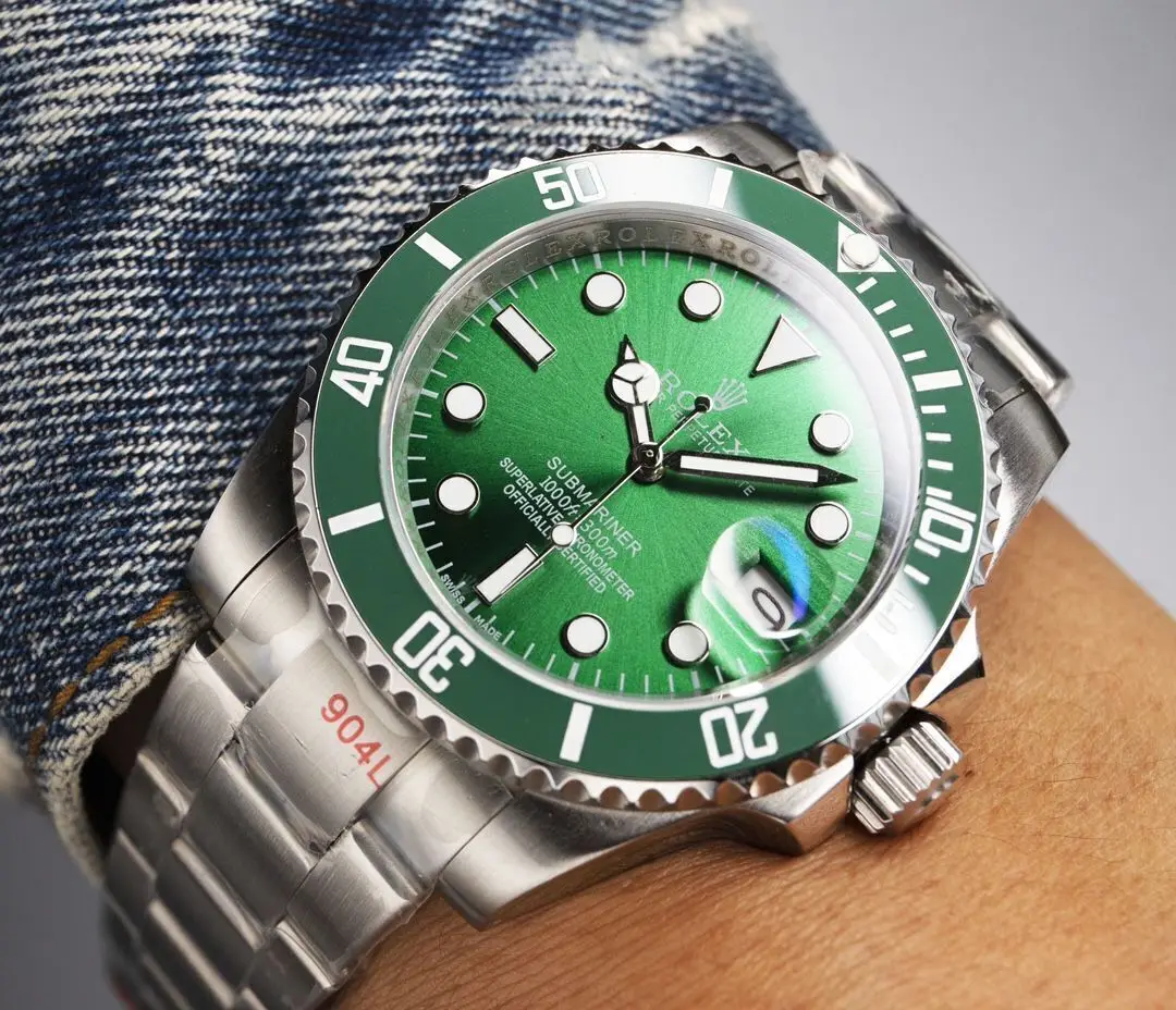 Часы Rolex со стальной лентой диаметром 40 мм