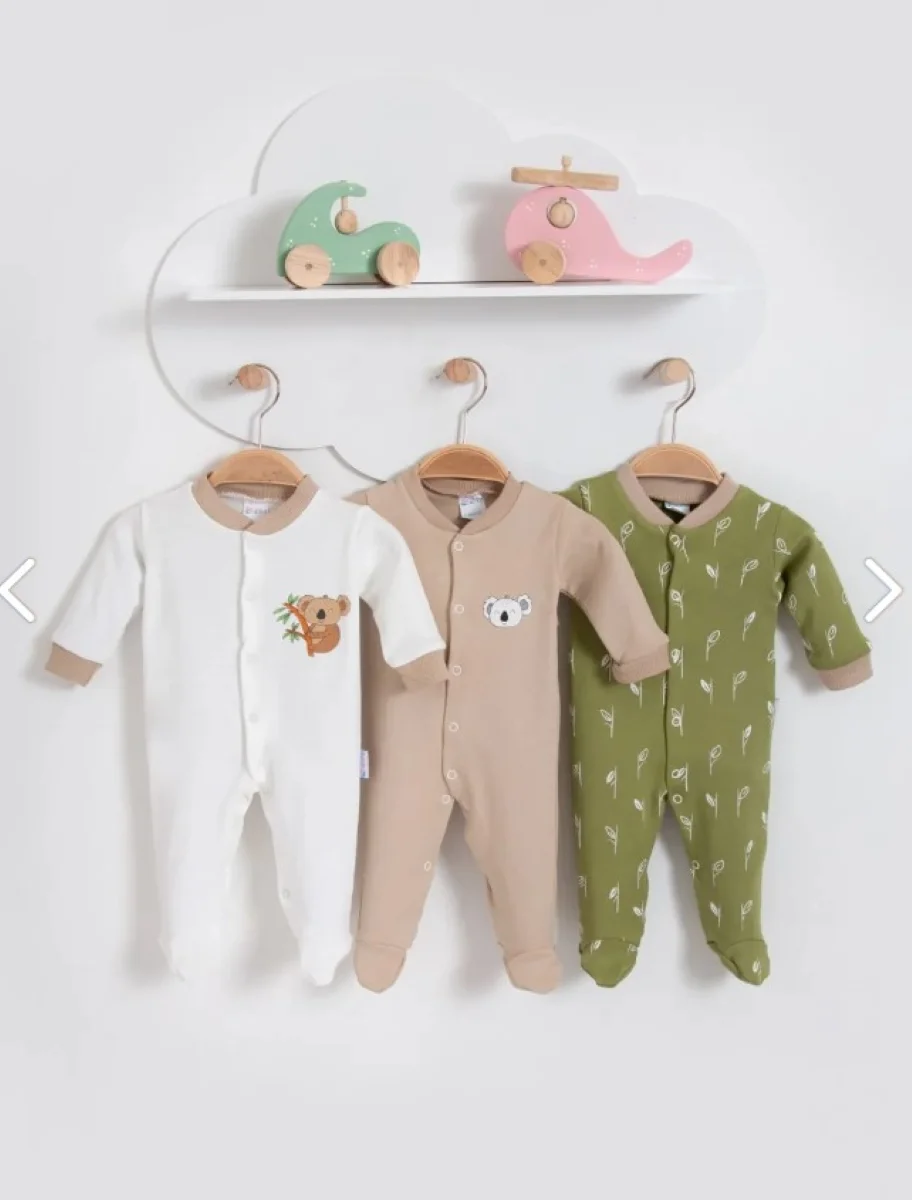 Рисунок 2 - Детский розовый комплект из 3 комбинезонов