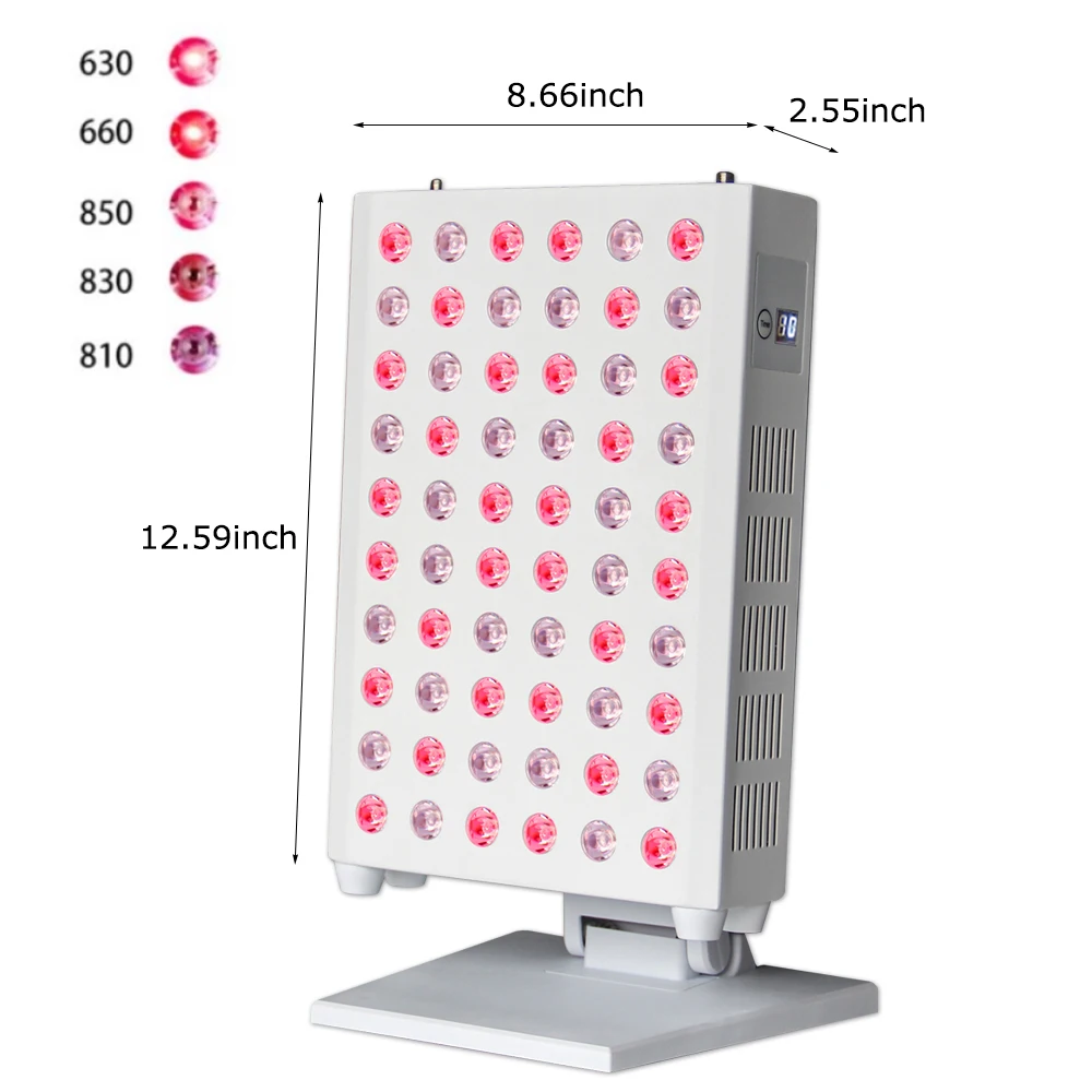 IDEATHERAPY Free Shipping 660nm 850nm Pain Relief Led Red Therapy Light Panel With Adjustable Stand for Beauty
