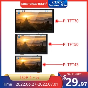 BIGTREETECH BTT PITFT50 V2.0 TFT43 TFT70 Capacitive Touch Screen Panel 5/4.3/7 Inch DSI Raspberry Pi