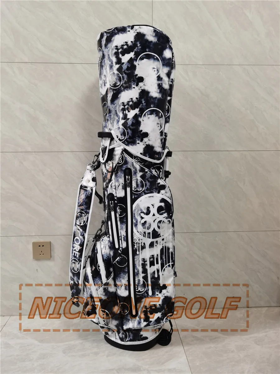 Golf bag lightweight fixed bag printed PU Club bag Men's and women's golf articles outdoor sports leisure golf bag waterproof