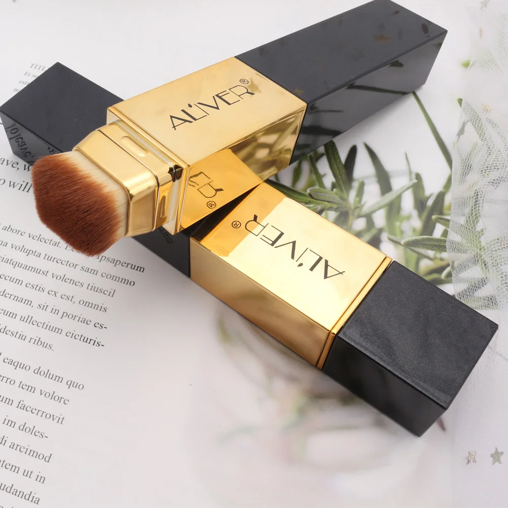 Тональный крем 2-в-1 Слоновая Кость с Встроенной Кистью Макияж для Лица Темные