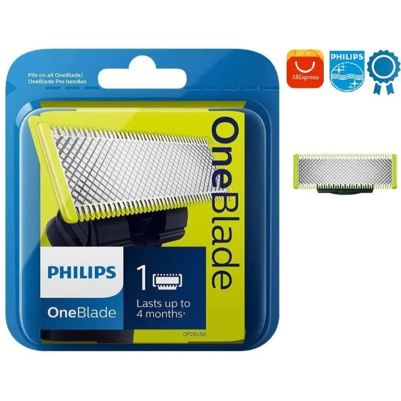 Сменная головка для электробритвы Philips QP210/80 OneBlade QP2510 QP2520 QP2630 QP6520, Сменное лезвие