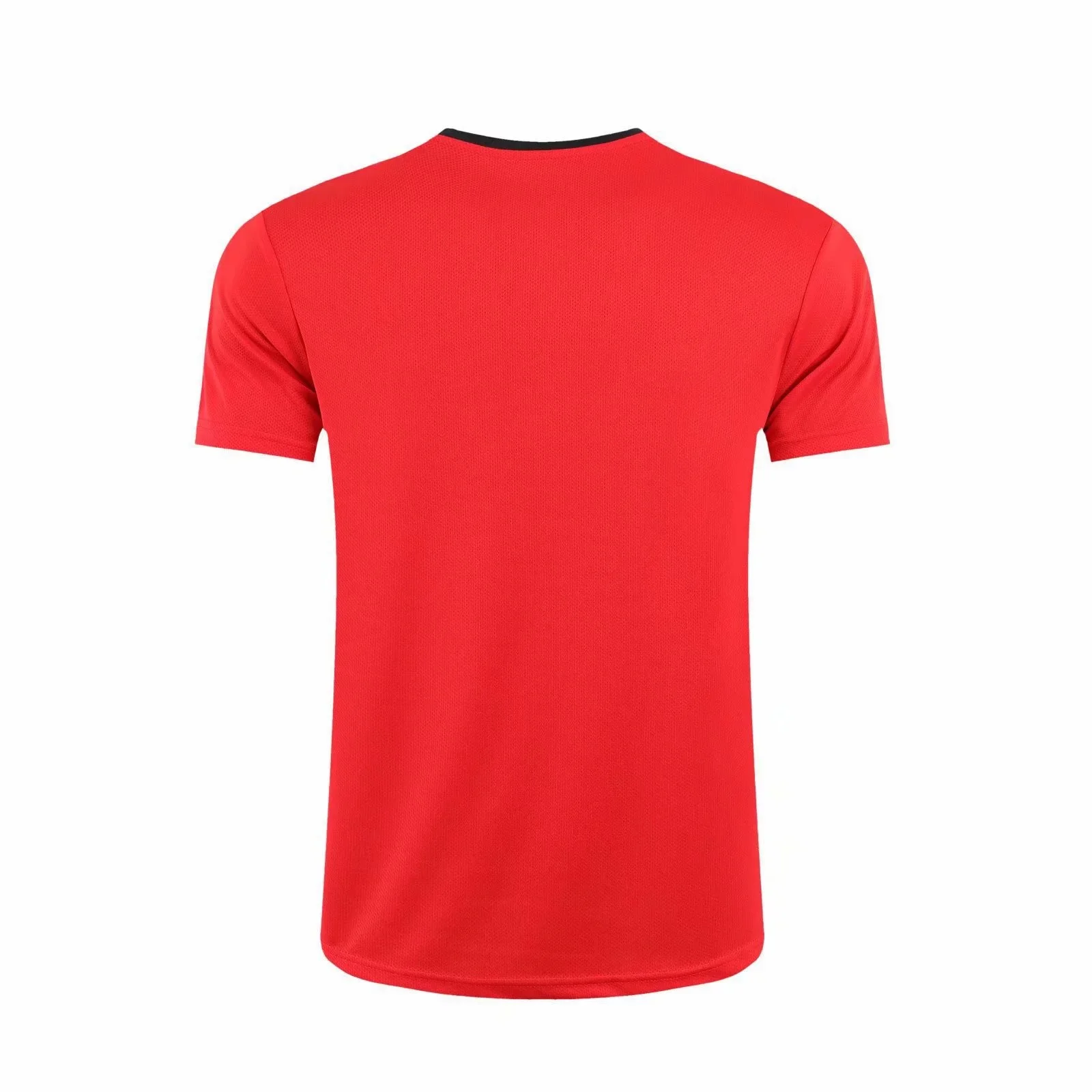 Men's T-shirt Logo Quick Drying Men Training Badminton Uniforms Table Tennis Clothes Printing T shirt Boy Breathable Sport Wear