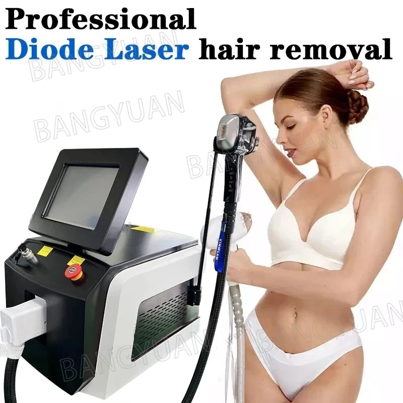 

Hot Sale 808nm 755nm 1064nm Three Wavelength Diode Laser Hair Removal Machine 20 Million Shots with CE Suitable for Any Skin