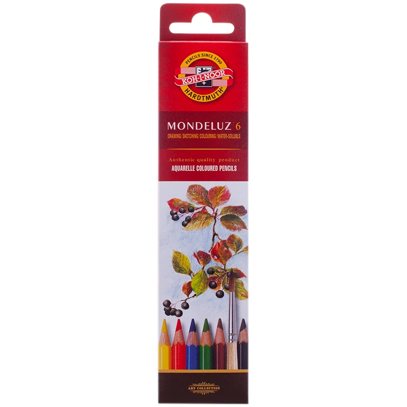 Карандаши акварельные Koh-I-Noor Mondeluz 6 цветов |