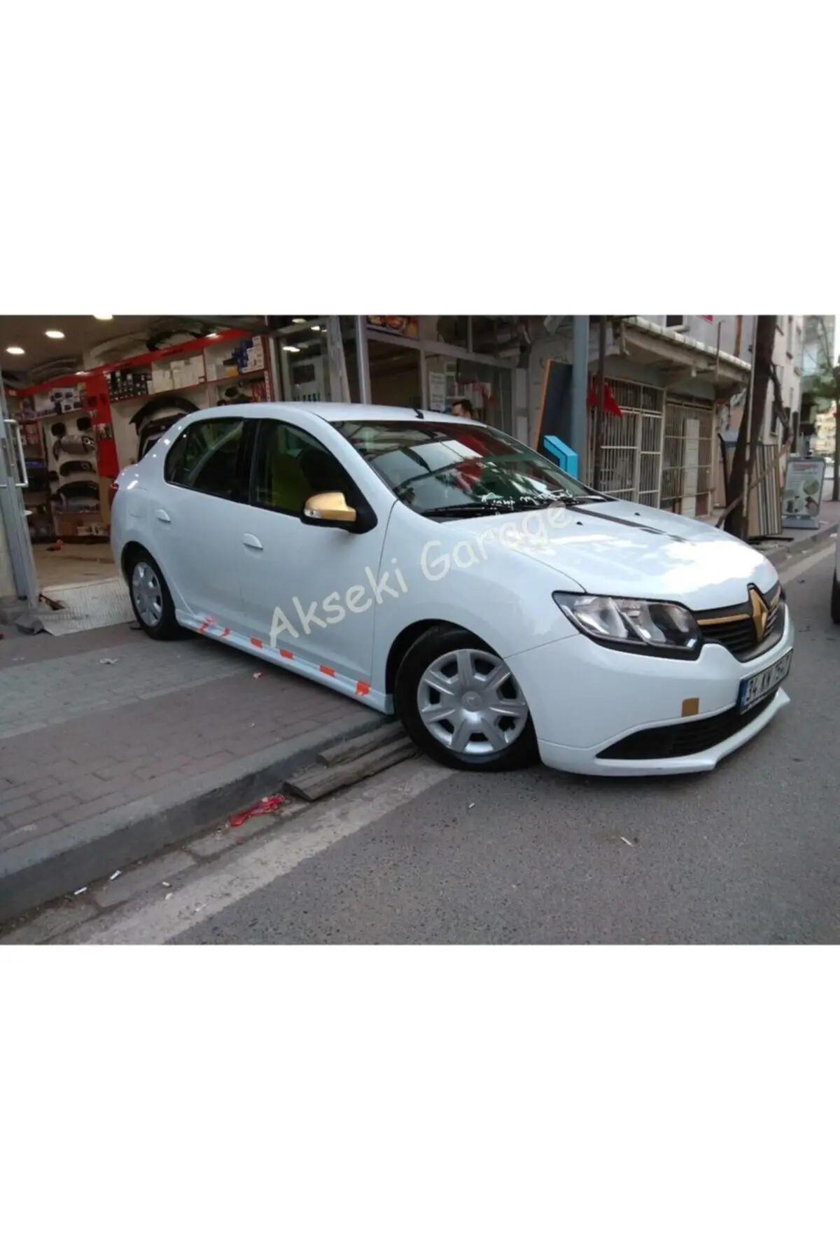 

For Renault Symbol 2013-2017 Models Side Skirt Set ABS Plastic--Car Modify Accessory Body Kit Chrome Ornaments Front Lip Hood