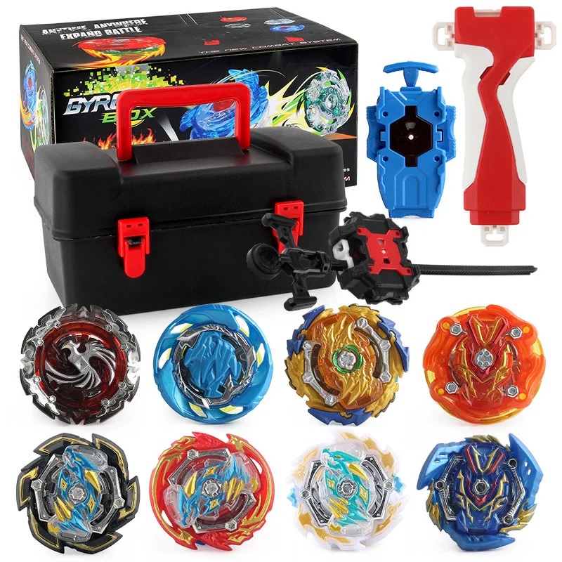 Фото Аксессуары для волчков, набор волчков BEYBLADE Gold BURST с пусковым устройством и портативной коробкой №5