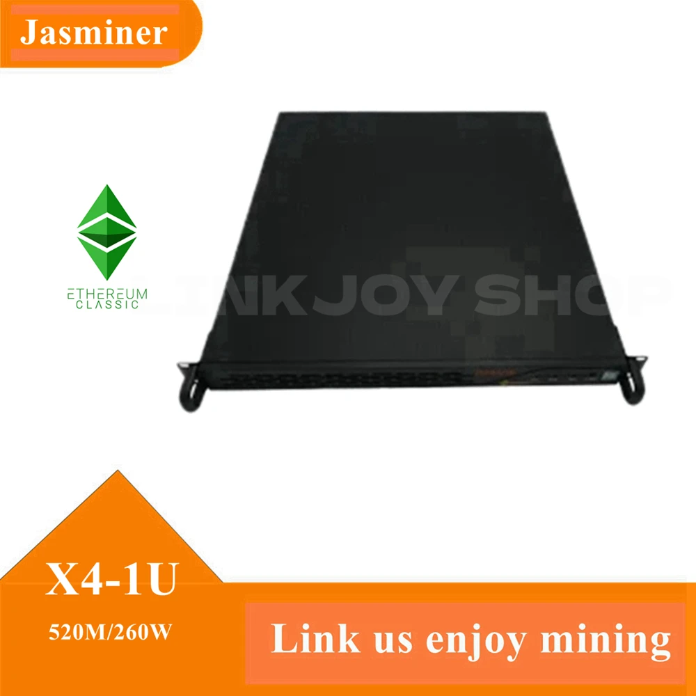 

JASMINE X4-C 1U ETC Server Lower Power Cost Home Mining with Jasminer Manufacturer Warranty 450Mh/S 240W