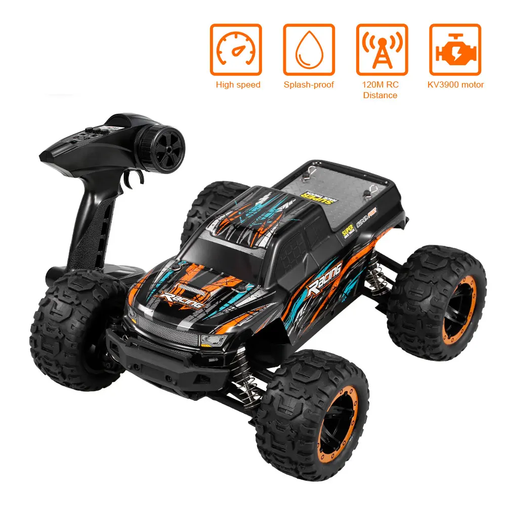 1/16 RC Car 45km/h Brushless Motor 4WD Remote Control Truck Strong Shock Absorber High Speed Off Road RC Drift Race Car Boys Toy enlarge