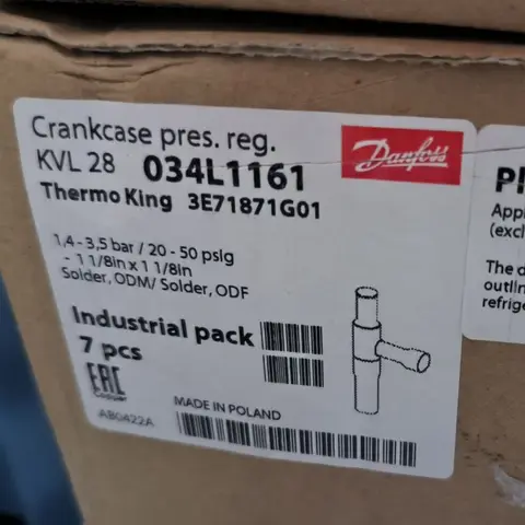Danfoss KVL28 сварочный клапан для кривошипа, клапан для сварки кривошипов, клапан SPR, 034L1161, 3E71871G01