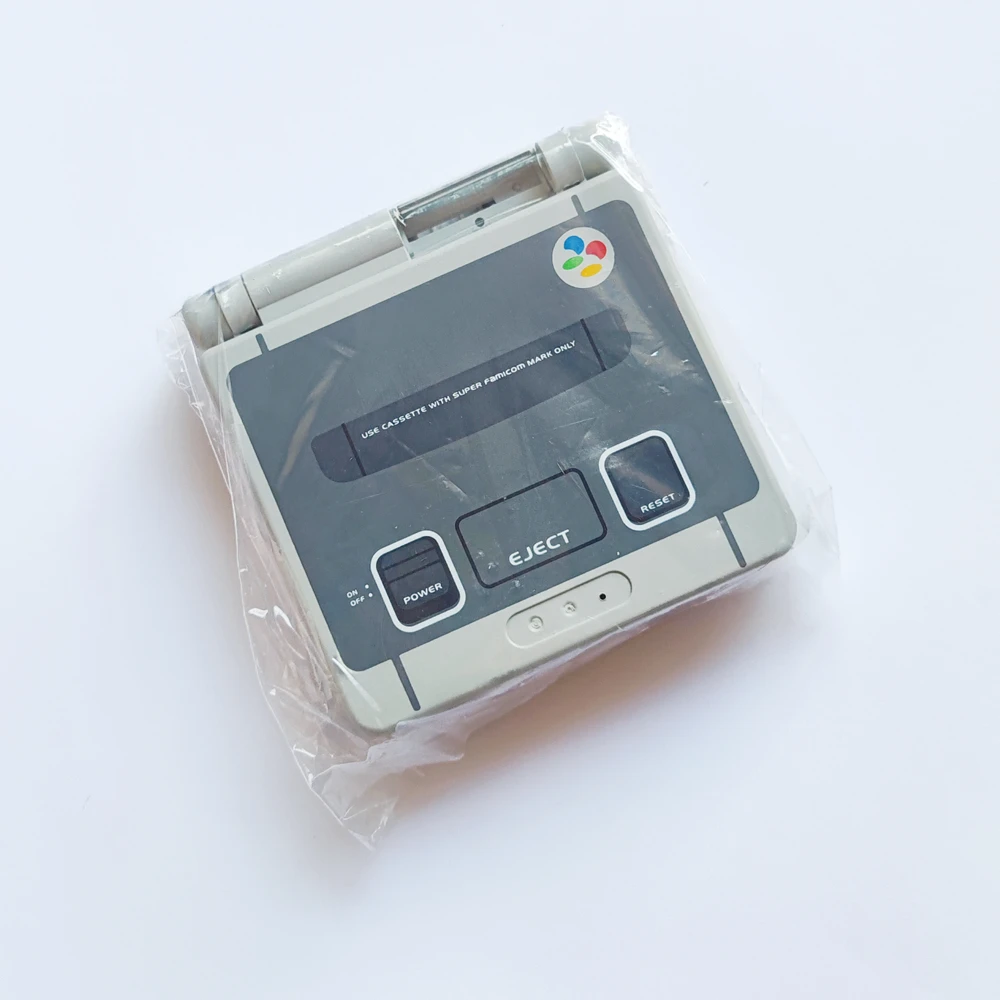 

For SFC Game Console Retro Style Case For GBA SP Shell Cover With Plastic Screen Protect Screwdrivers