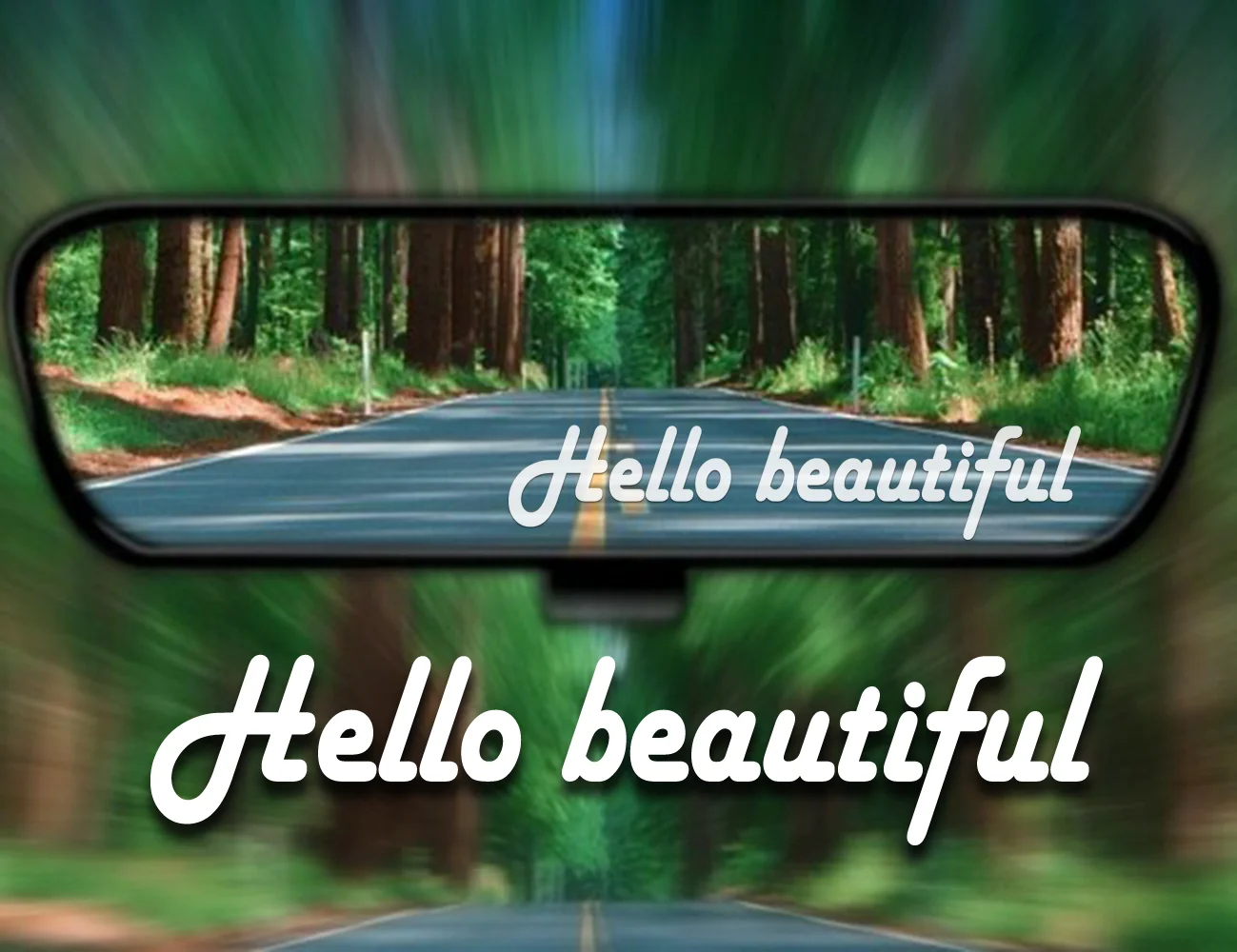 

Funny Text Car Mirror Stickers,Custom Waterproof PVC Material Decals,Laptop, Mobile Phone, Outdoor Stickers