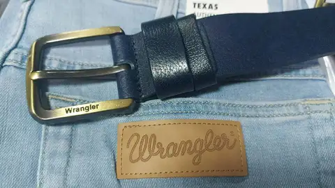 МУЖСКОЙ КОЖАНЫЙ  РЕМЕНЬ  WRANGLER