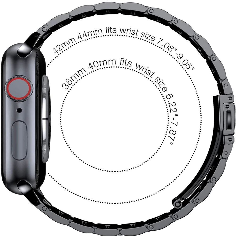 Metal strap For Apple watch band 49 mm 45mm 41mm 44mm 42mm    38mm 40mm stainless steel smart wristband iwatch Ultra 8 7 6 5  SE