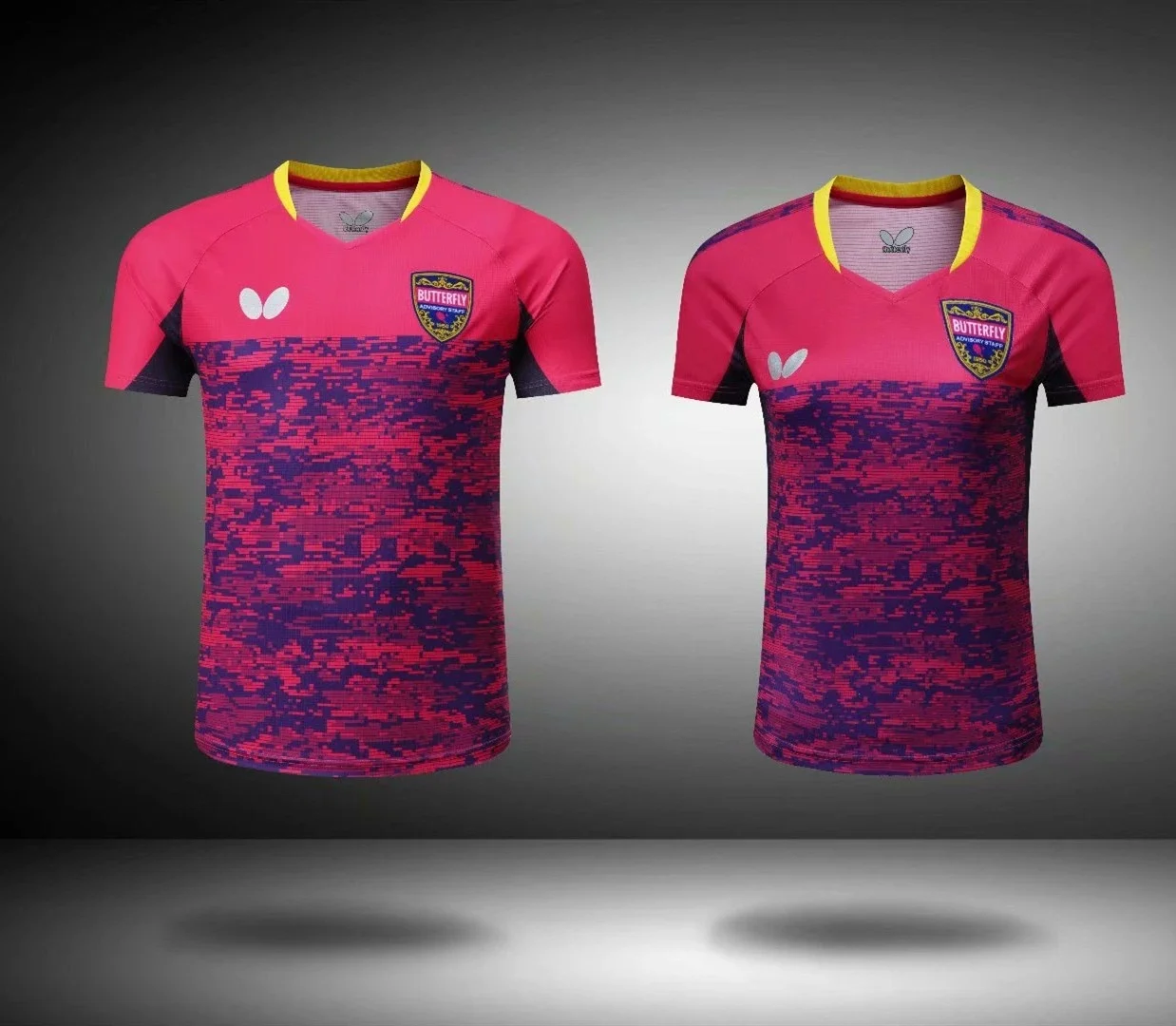 Men's T-shirts for Men Quick-Drying Tee Shirt Badminton Uniforms Table Tennis Clothing Printed T-shirt Boy Breathable Sport