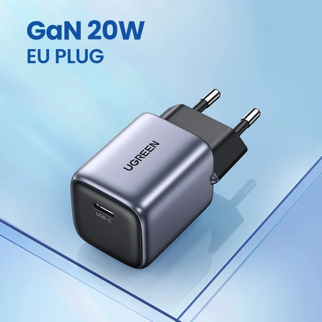 【NEW SALE】UGREEN 20 Вт 30 Вт GaN зарядное устройство PD быстрое USB Type C зарядное устройство USB C PD3.0 QC3.0 Быстрая зарядка для iPhone 14 13 12 11