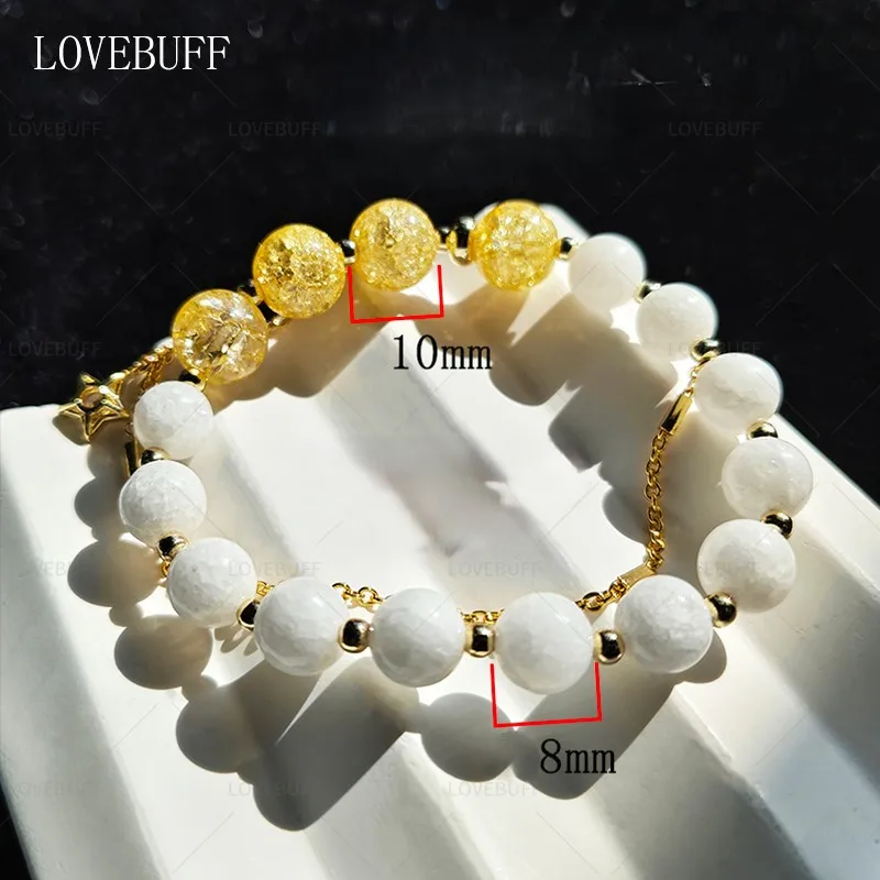 LOVEBUFF Love And Deepspace Xavier Secret Promise Зимний браслет с подвеской в виде звезды солнца и