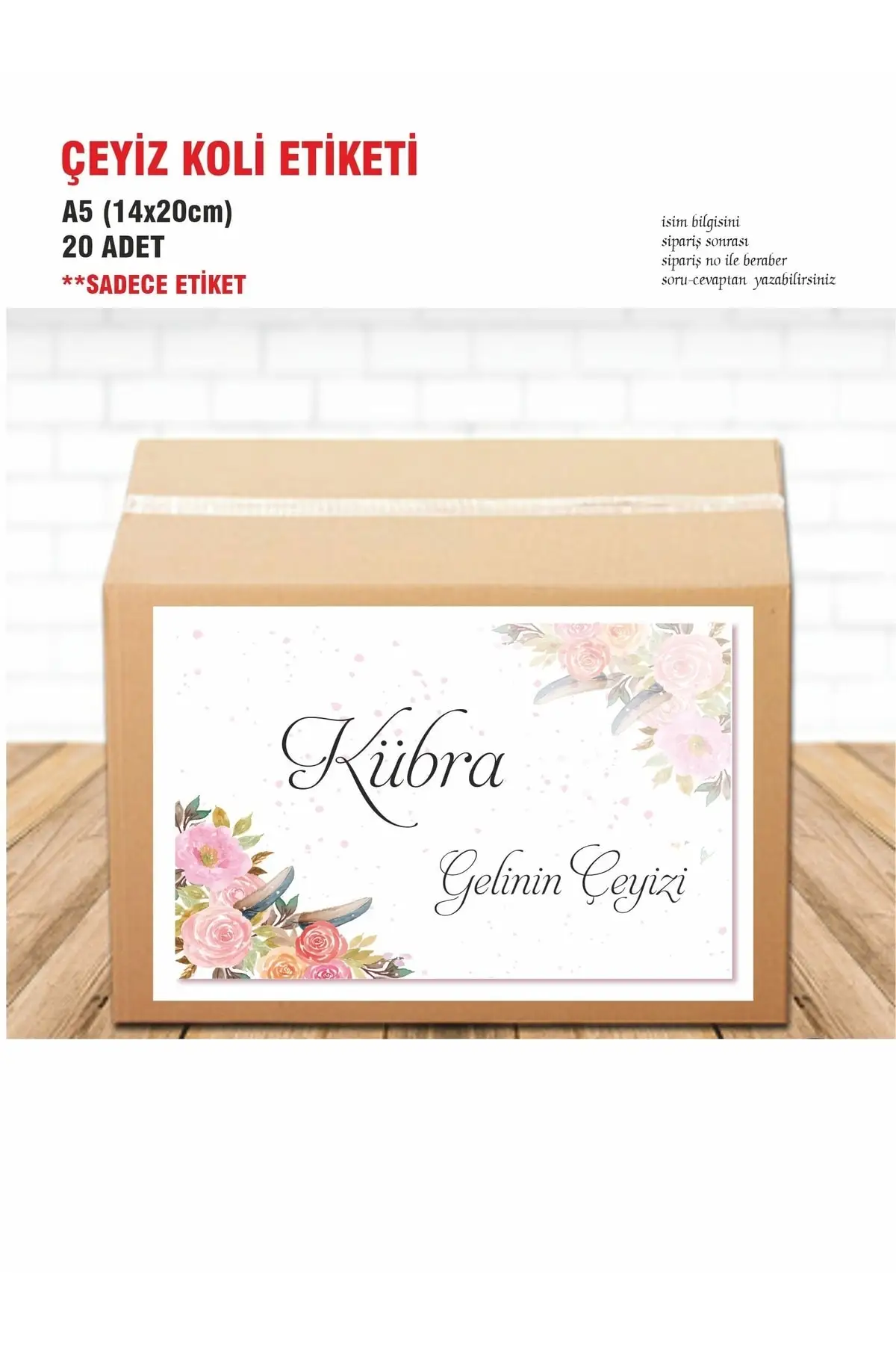 

Бирка Illi Dowry Collection A5 (14x20 см), 20 шт. этикеток