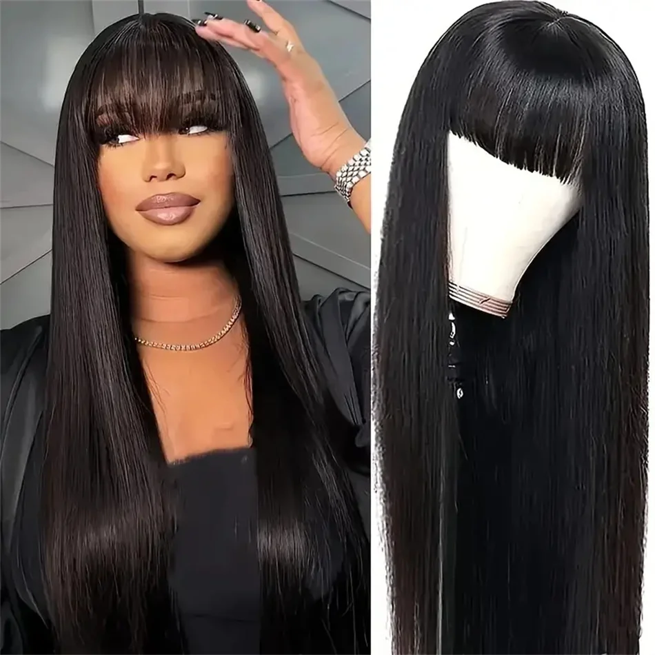 Плотность 180% Прямые Бразильские Человеческие Волосы Парики Фронтальные