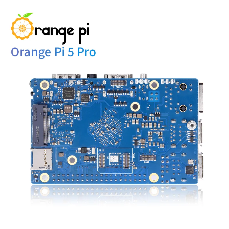Одноплатный компьютер Orange Pi 5 Pro с блоком питания 5V5A Type-C и комплектом EMMC 256G RK3588S 16