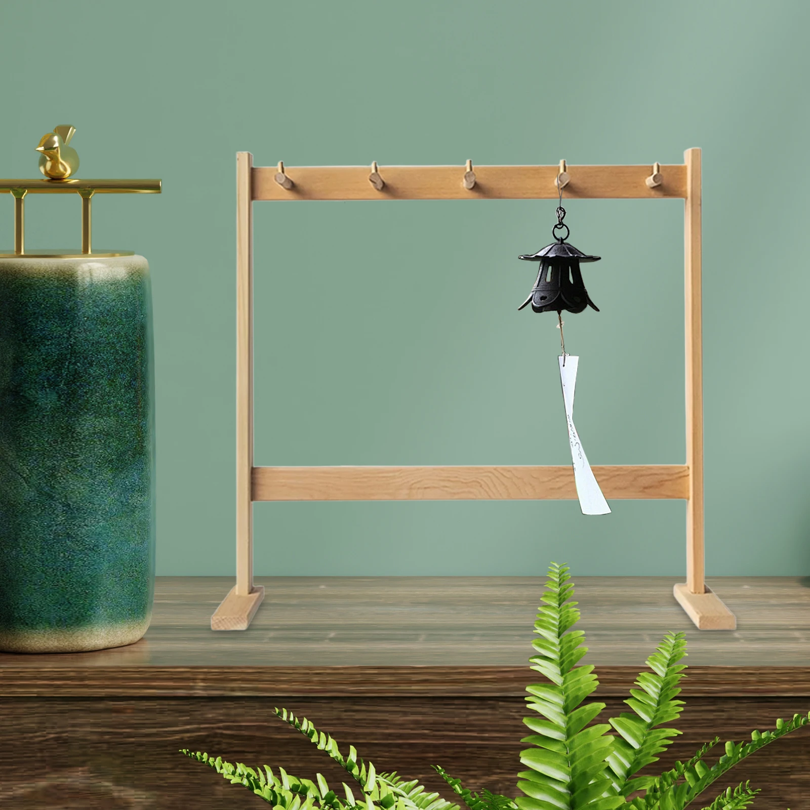 

Деревянная подставка для колокольчиков MagiDeal