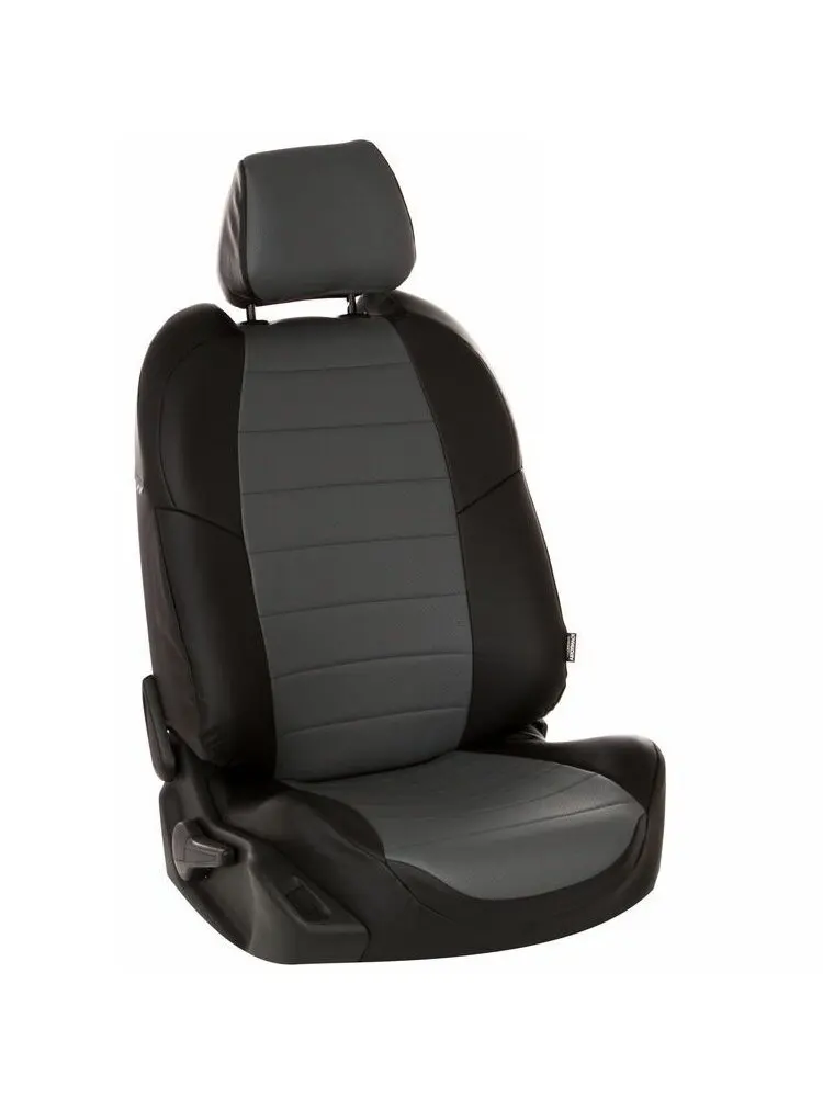 Авточехлы для Volkswagen Jetta 5 и Golf 6 2003-2012, контроллер полета серого цвета, экокожа, модель VO-DZH-DZH5-CHESE-E ON.