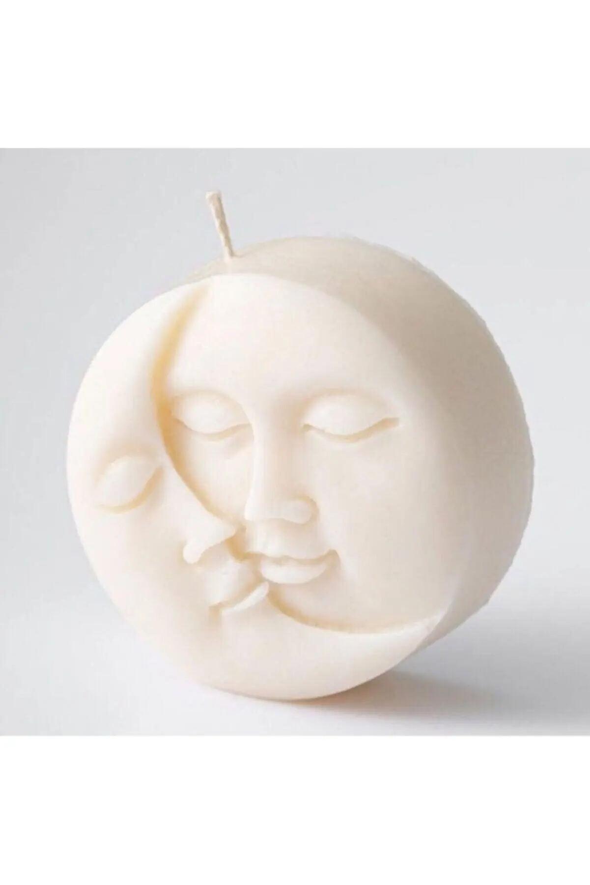 

Decorative Sun And Moon White Scented Stylish Candle For Home Office Friend Gift