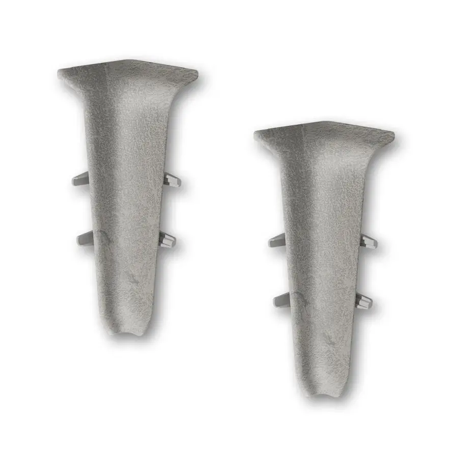 Угол внутренний для плинтуса Деконика Лофт светло-серый 70 мм 2 шт. (10 шт.)