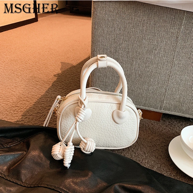 

Small Messenger Bag For Women Cute Small Ball Tassel Trend Candy Camera Female Shoulder Bag Fashion Chain Ladies Crossbody Bags