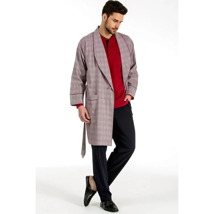 Pierre Cardin 5540 Бордовая пижама