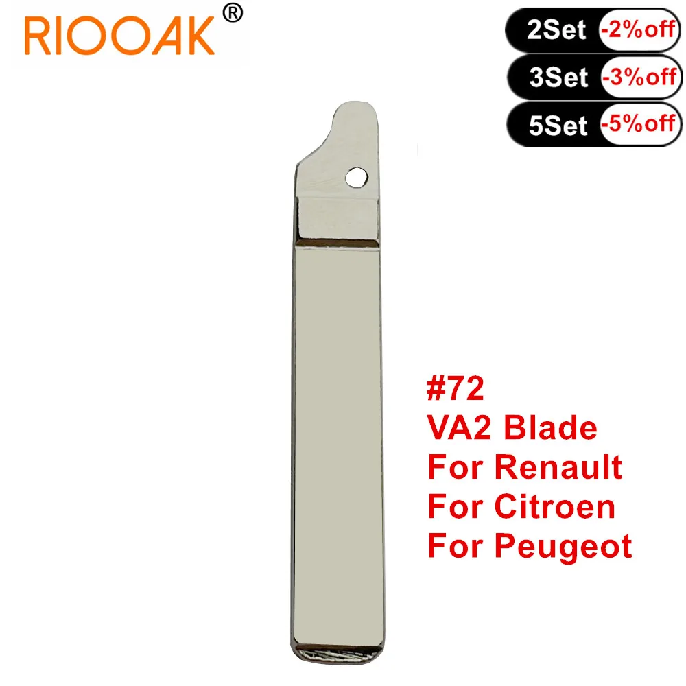 10 шт. автомобильный Выкидной пульт дистанционного управления № 72 VA2 замена