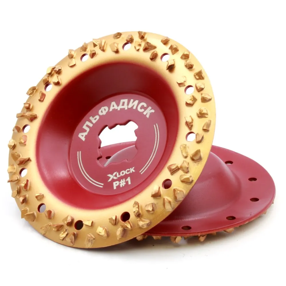 Альфа Диск обдирочный шлифовальный по дереву закруглённый Round 1 HARD 125 мм XLOCK