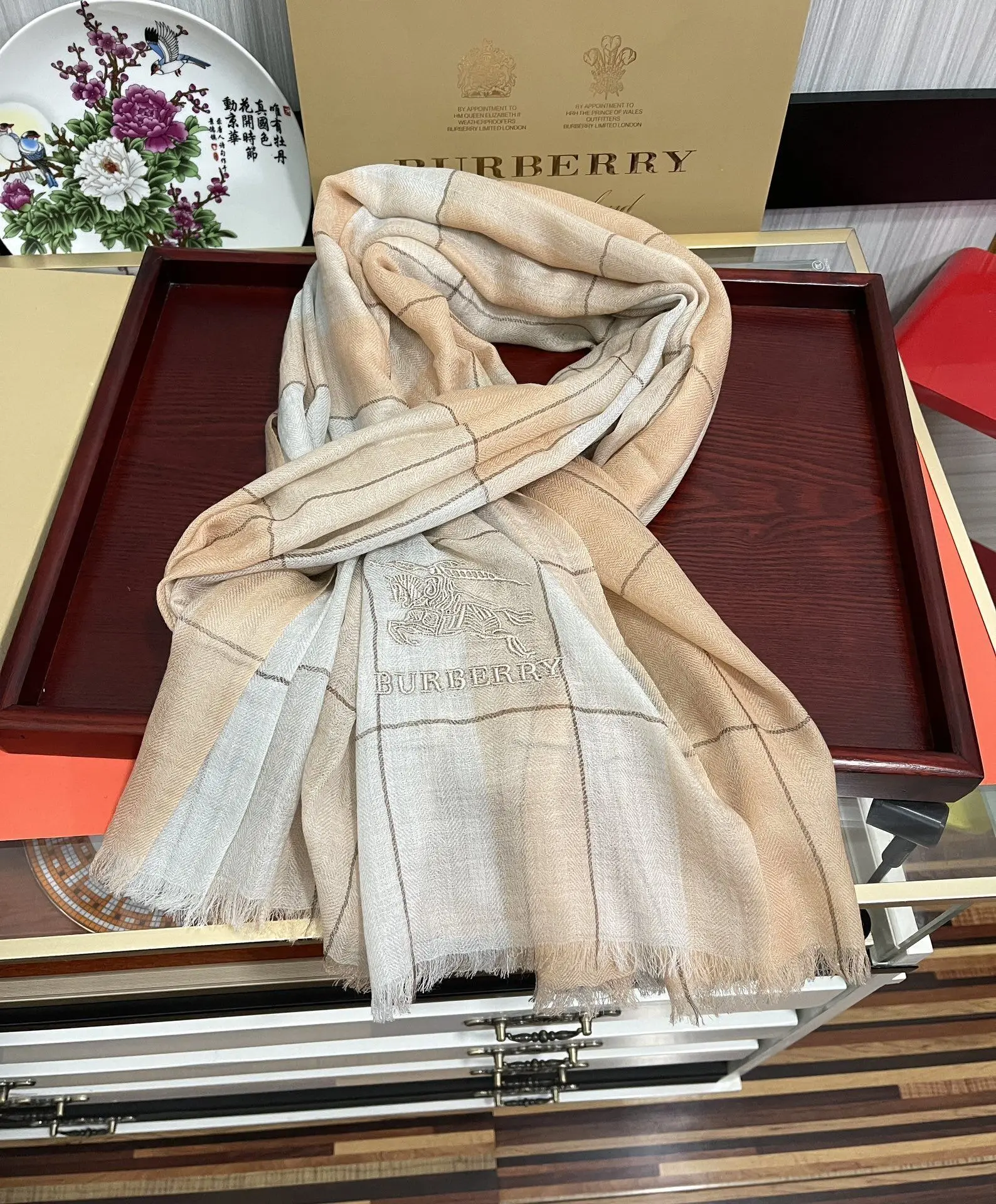 точная копия 1:1 Женский Кашемировый Chanel Осенне-зимний Теплый И Морозостойкий