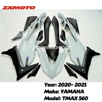 zxmt motorcycle bodywork full fairing kit abs plastic for 2020 2021 yamaha tmax 560 tech max original dark matte icon grey gray
