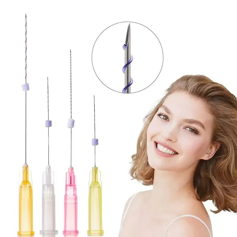 

10Pcs korea pdo plla pcl hilos tensores Face v line lift Skin Anti-aging absorbable suture nose faciales lifting mono screw