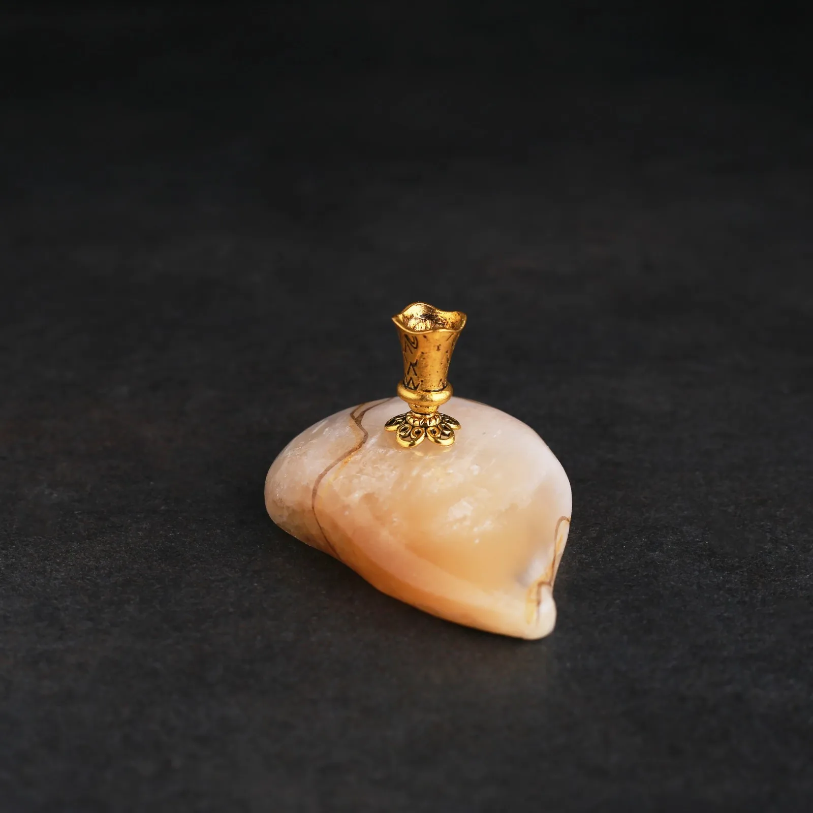 Подсвечник 2 'Церковный' листок селенит (комплект из 3 шт)