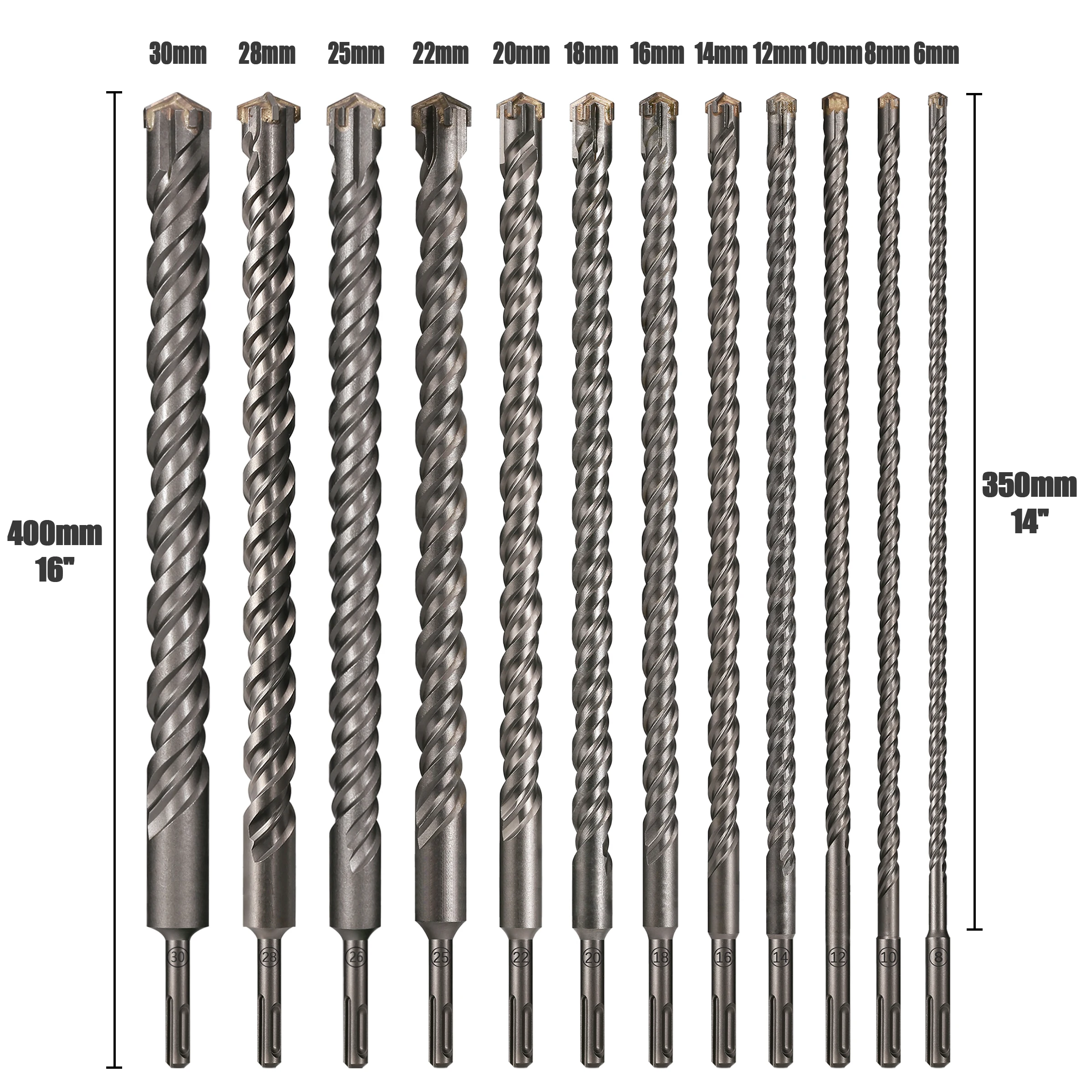 Бесщеточные сверла SDS Plus 8-30 мм