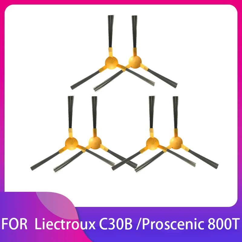 

Совместимо с главной и боковой щеткой, тряпкой, мопом и фильтром для роботов-пылесосов Liectroux C30B E30 XR500 Proscenic 800T 820S 830P Blaupunkt XBOOST