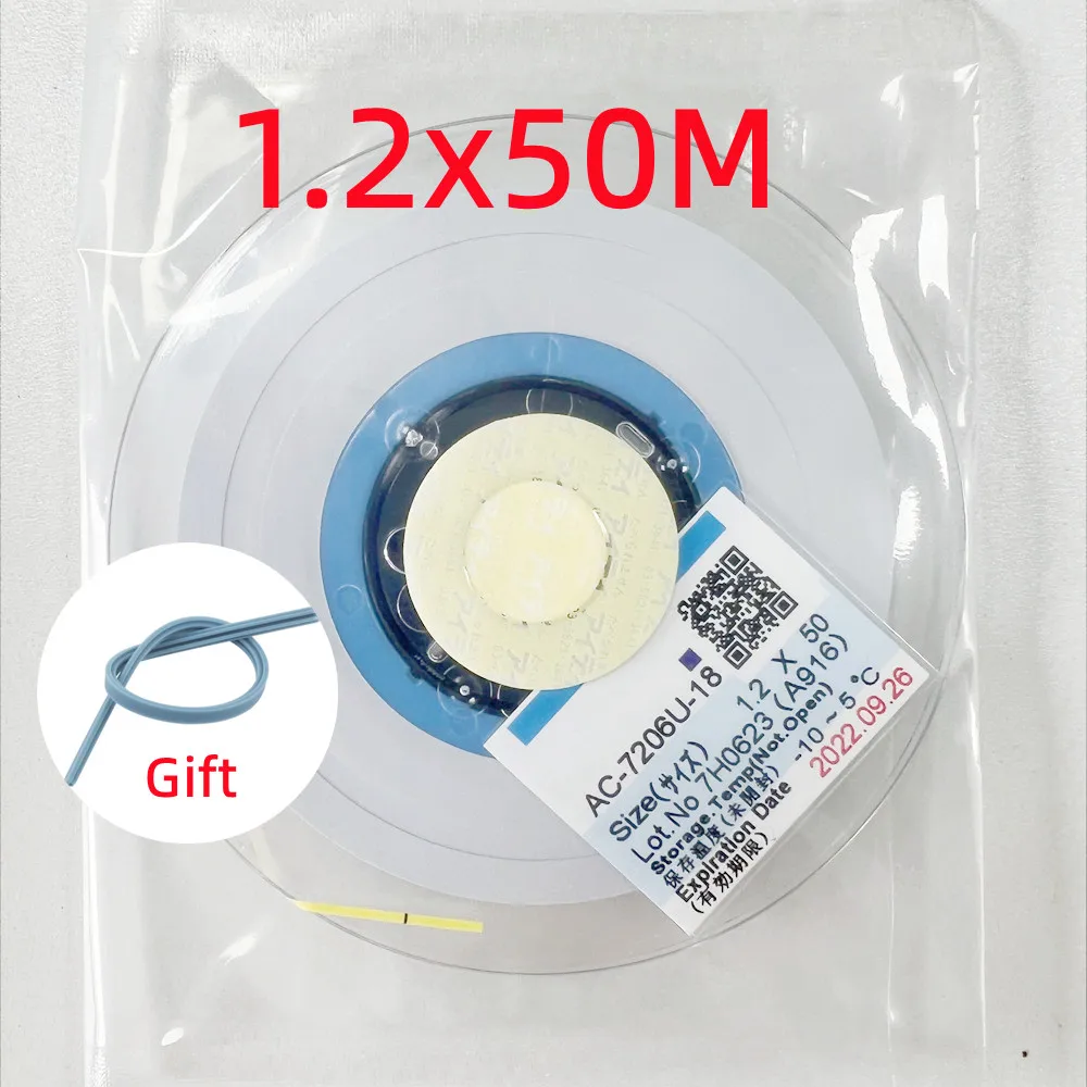 NEW ACF Tape AC-7206U-18 Silman Original For LCD TV Screen Repair 1.2 1.5 *10 25 50m LCD Anisotropic Conductive ACF Film