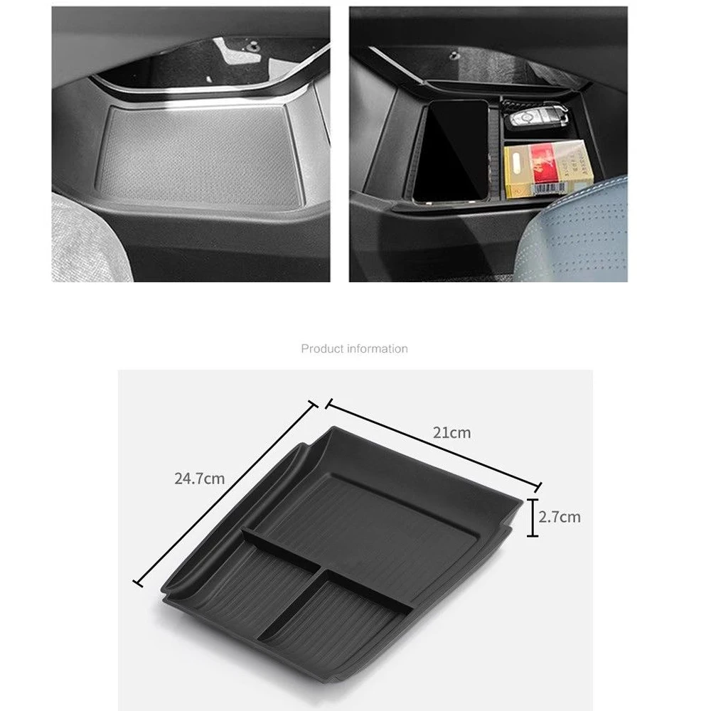

Автомобильный ящик для хранения для Geely Boyue L FX11 Starray Atlas 2023 ~ 2025, коврик для подлокотника, центральная консоль, органайзер для мелочей, лоток, аксессуары