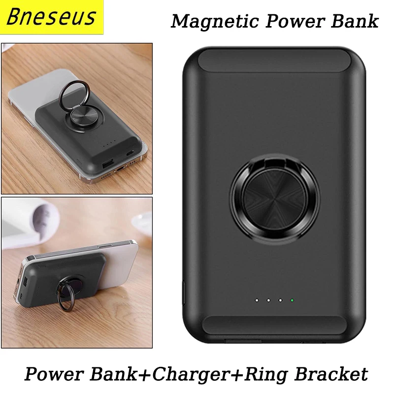 

Macsafe Powerbank For Apple iPhone 12 13 14 Portable Power Bank External Auxiliary Battery Pack Magnetic Wireless Charger