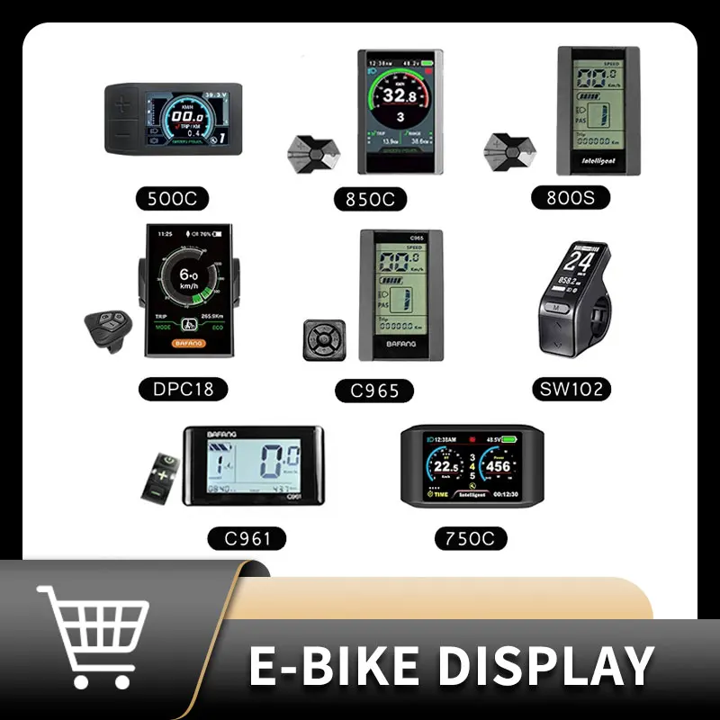 BaFang E-bike Display 850C DPC18 C965 500C C961 SW102 750C for Bafang BBS01 BBS02 BBSHD Functional top design