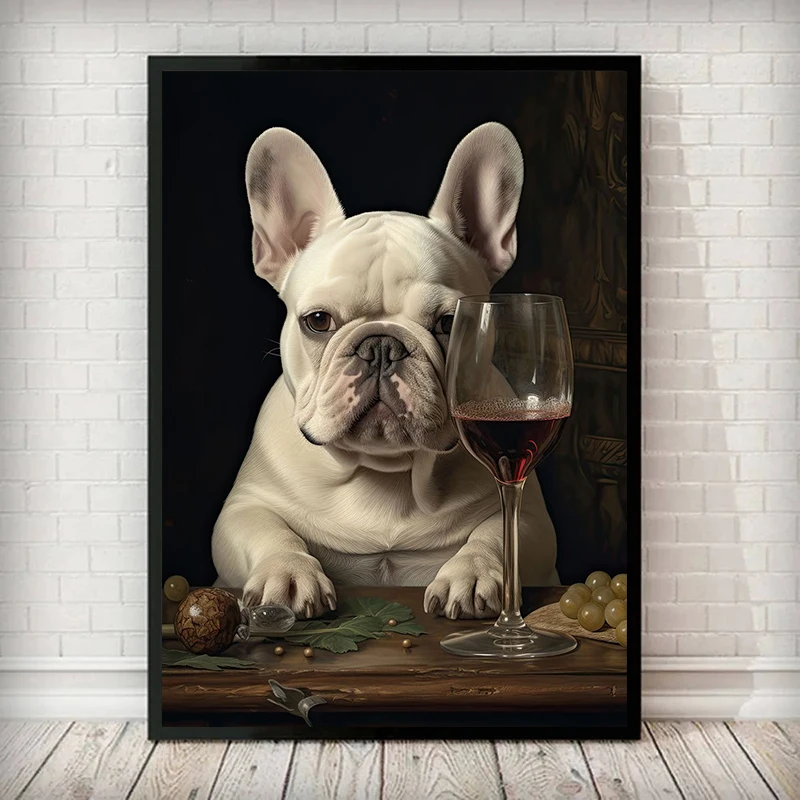 Картина на холсте с изображением собаки