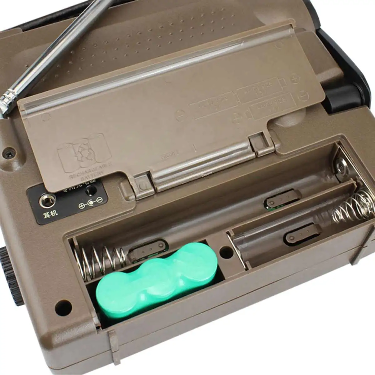 Portable Radio for hike Tecsun Green-88 (export version) sand |