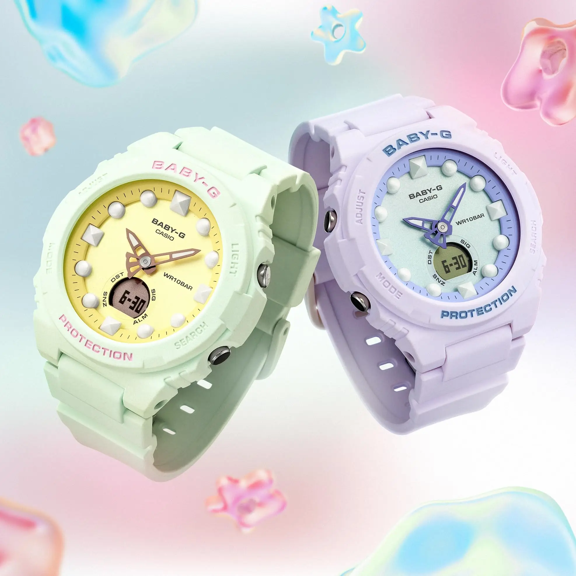 Часы Baby Gee Зеленые [Casio] [] BGA-320FH-3AJF женские |