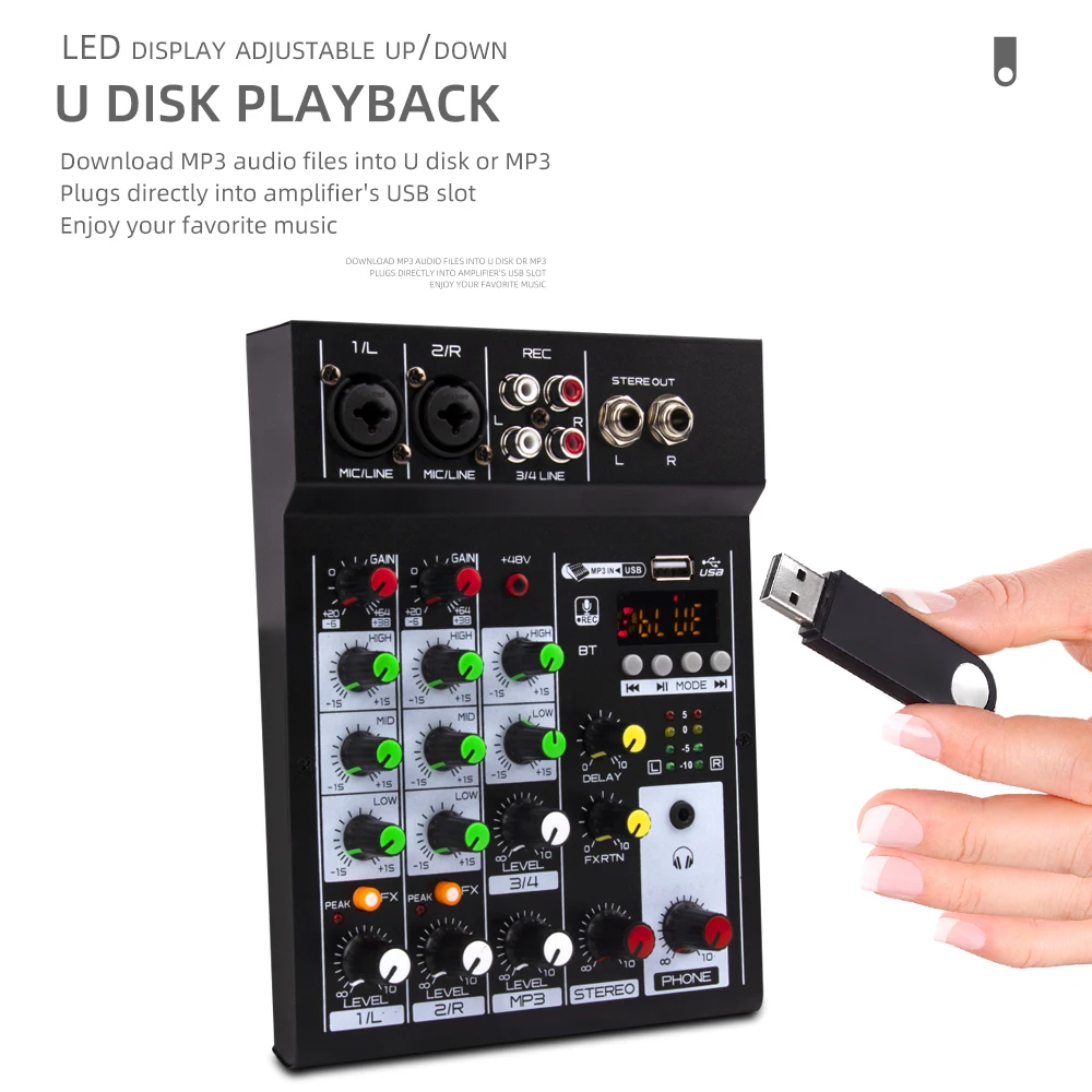 Микрофон 2U Mini Audio | AliExpress