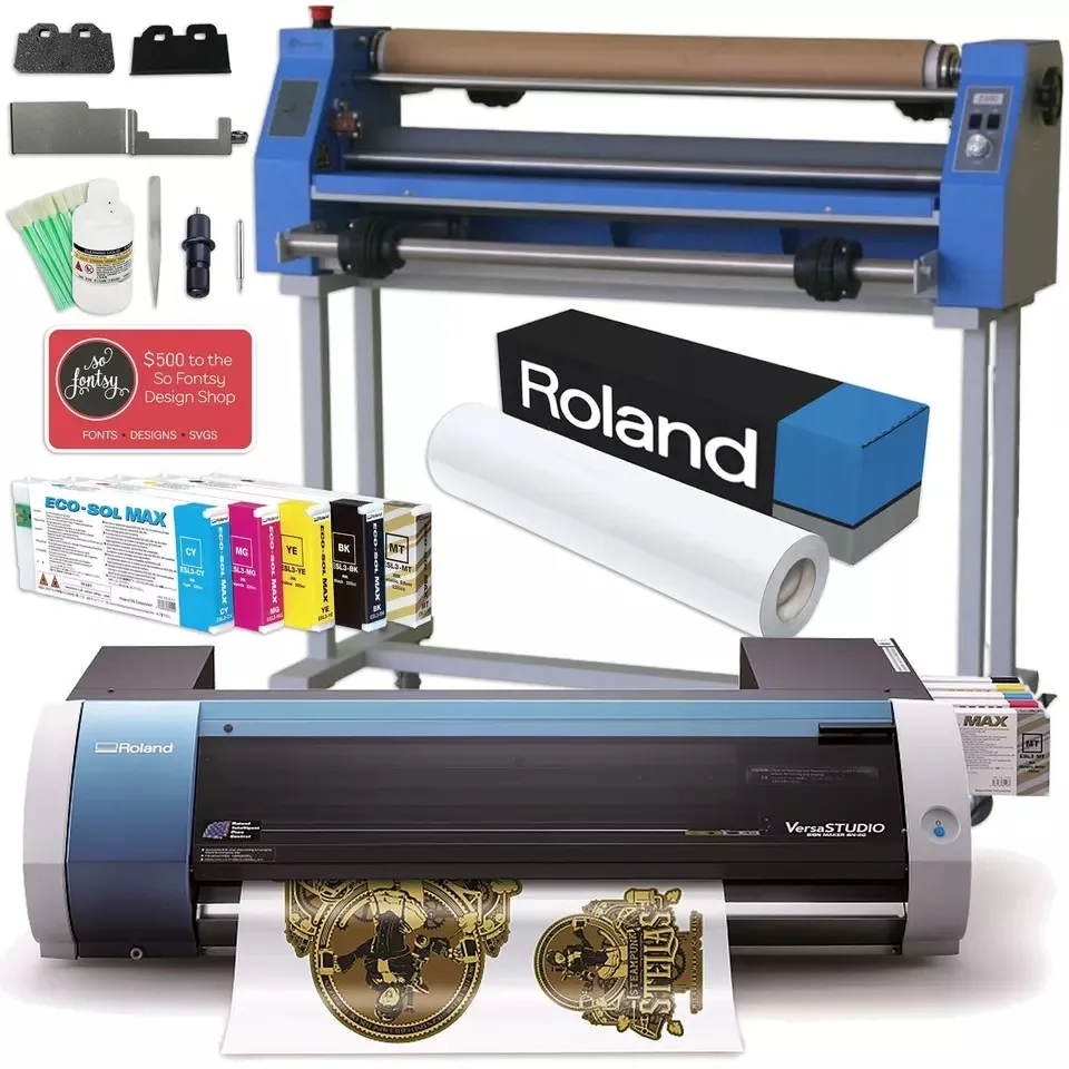

100% Best Quality Buy 2 Get 1 Free Roland BN-20 Printer Cutter with stand and ink in stock.